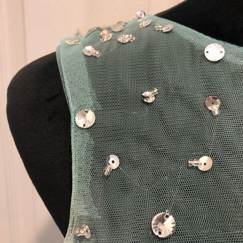 Baby Online Dress mini blue jeweled rhinestone prom homecoming dress - Picture 6 of 16
